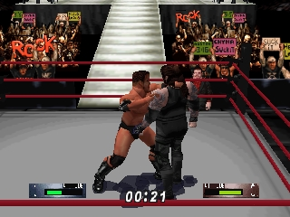 WWF WrestleMania 2000 (Japan) In game screenshot